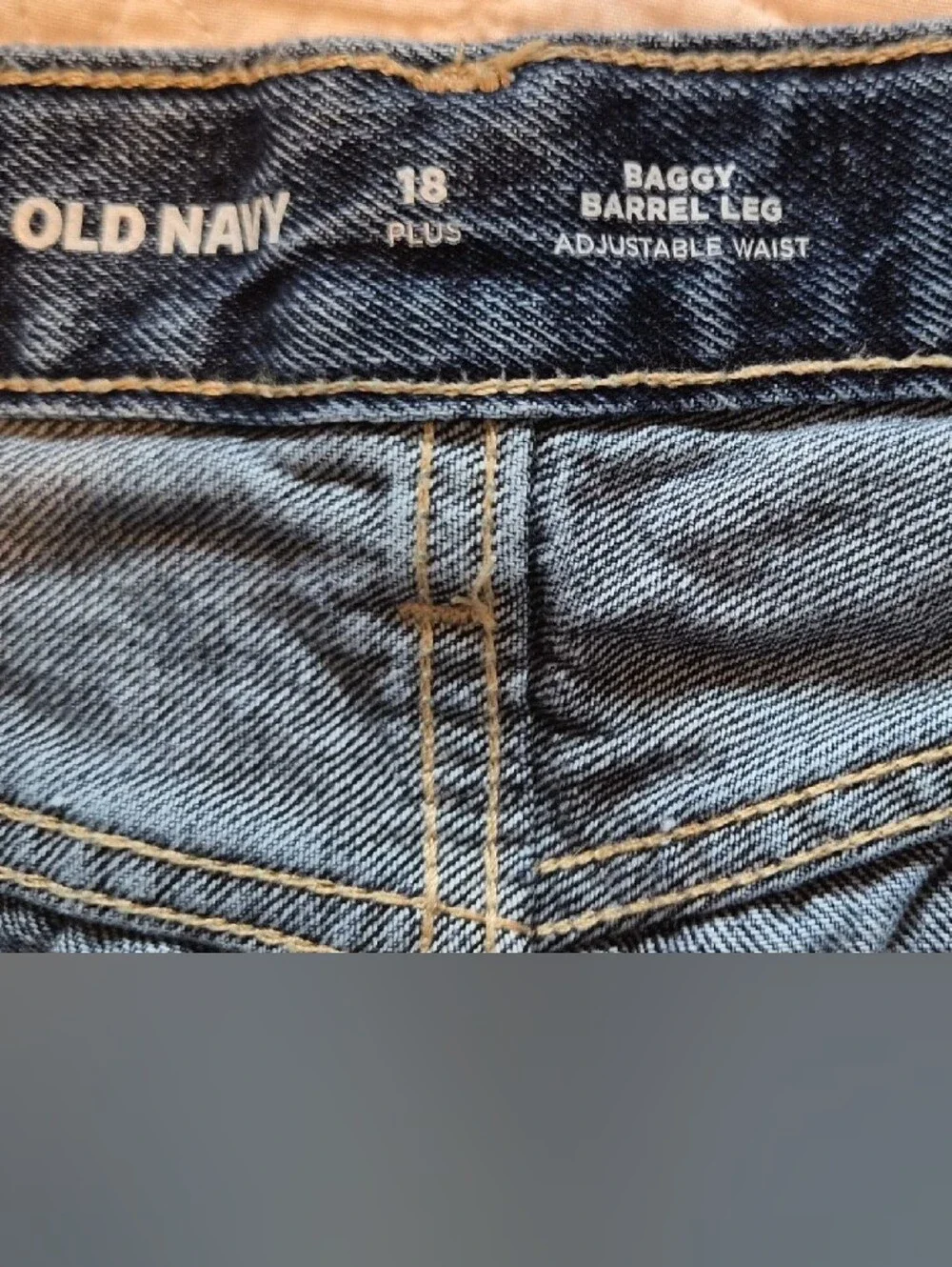 Old Navy Boys Dark Blue Relaxed Jeans Husky